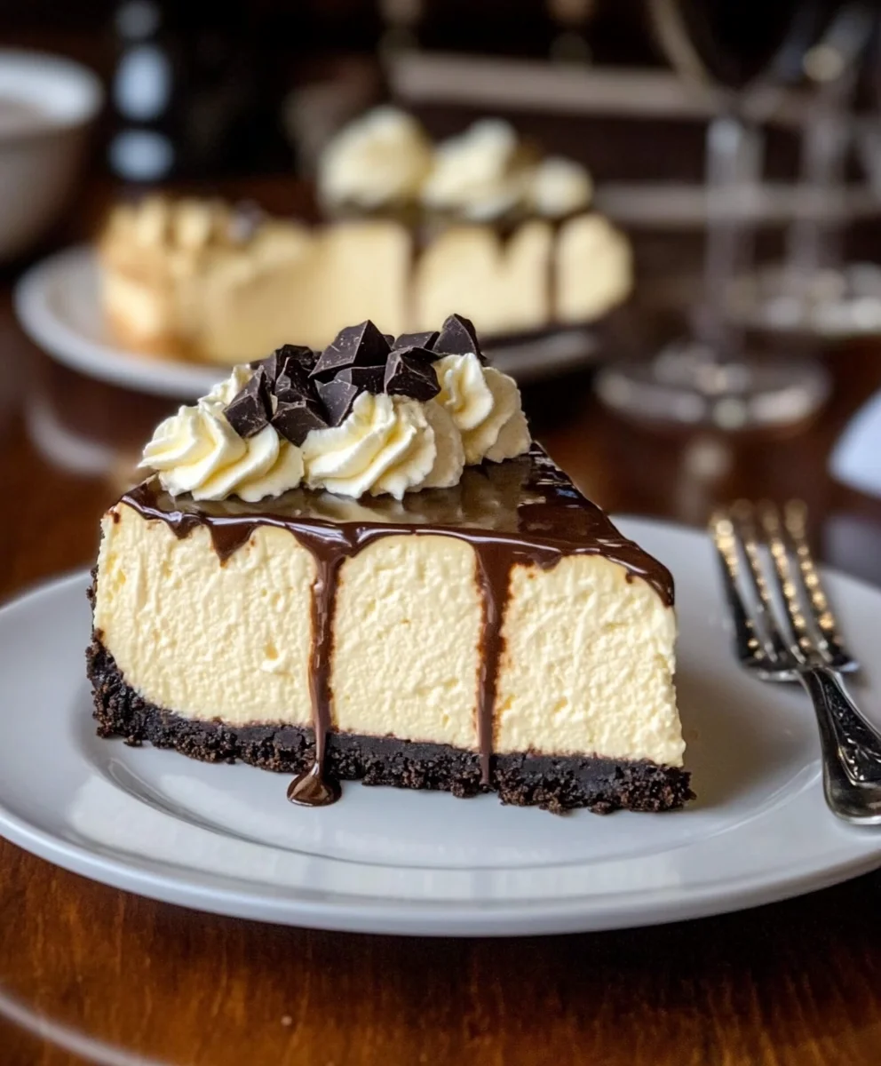 Triple Chocolate Cheesecake