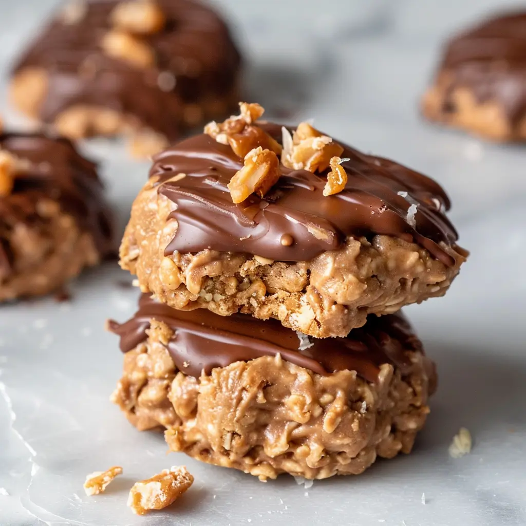 No Bake Preacher Cookies
