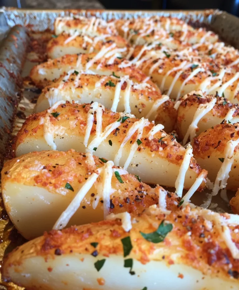 Baked Garlic Parmesan Potato Wedges