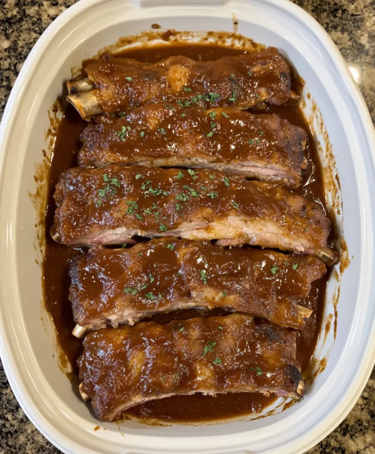 Crockpot Barbecue Ribs