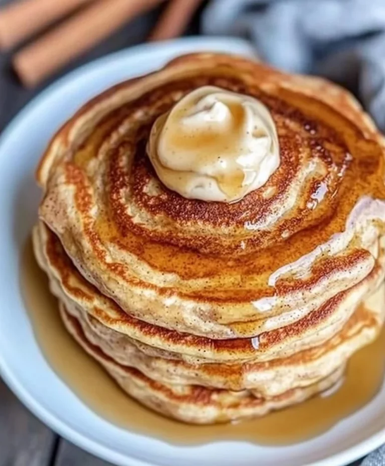 Easy Cinnamon Roll Pancakes