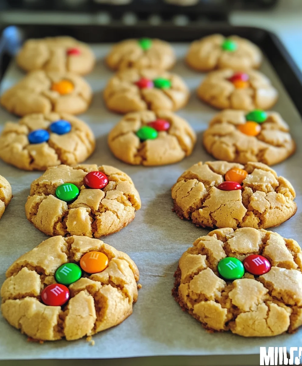 Peanut Butter M&M Cookies