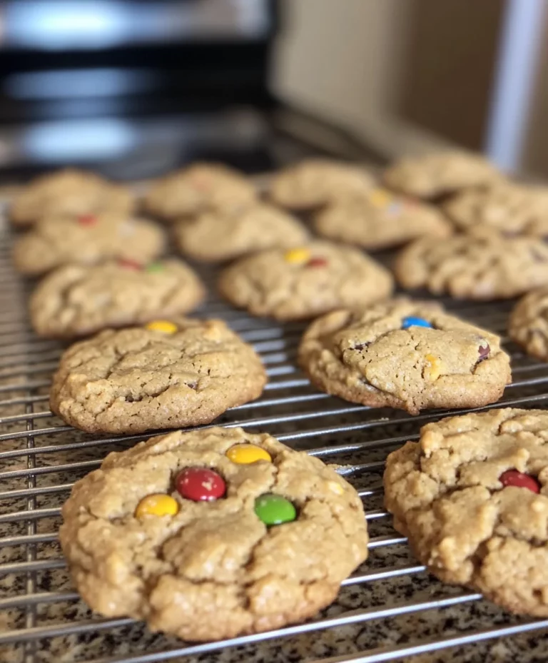 Peanut Butter M&M Cookies