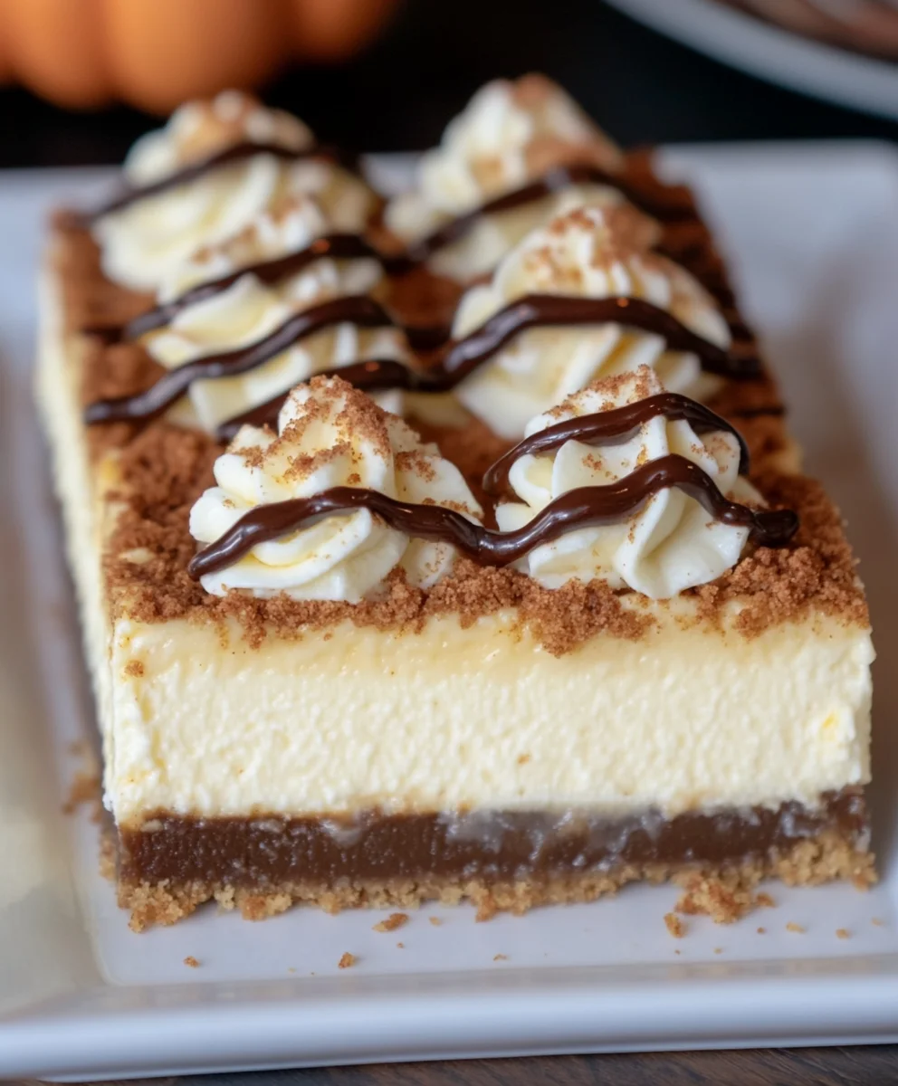 Pumpkin Cheesecake Bars