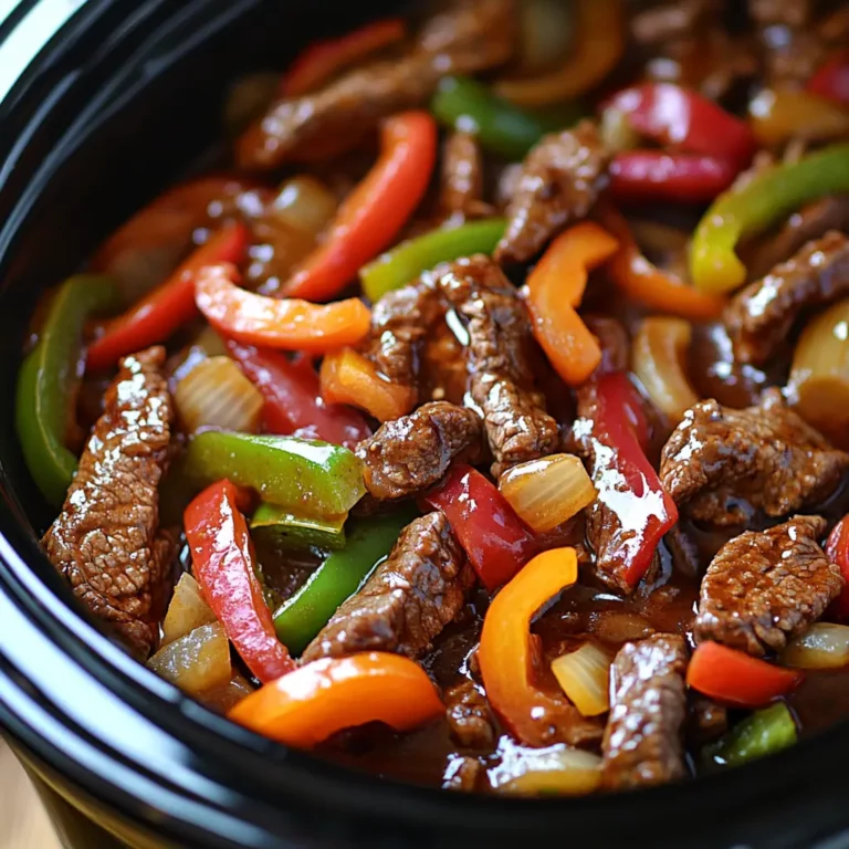Pepper Steak in a Crock Pot