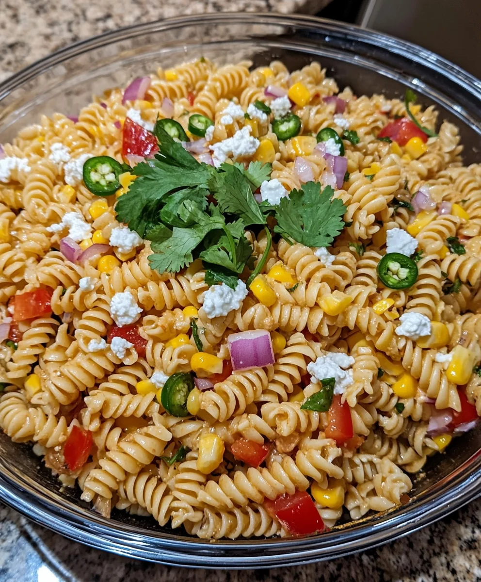 Mexican Street Corn Pasta Salad