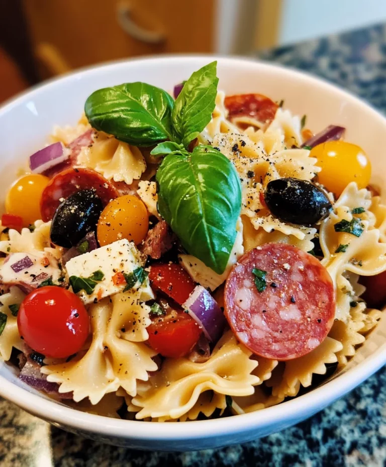 Italian Grinder Pasta Salad