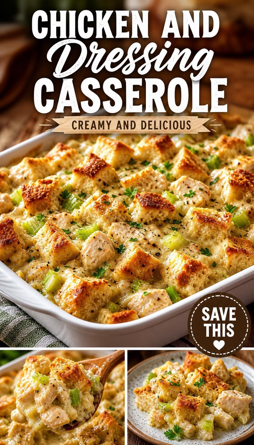 Chicken And Dressing Casserole