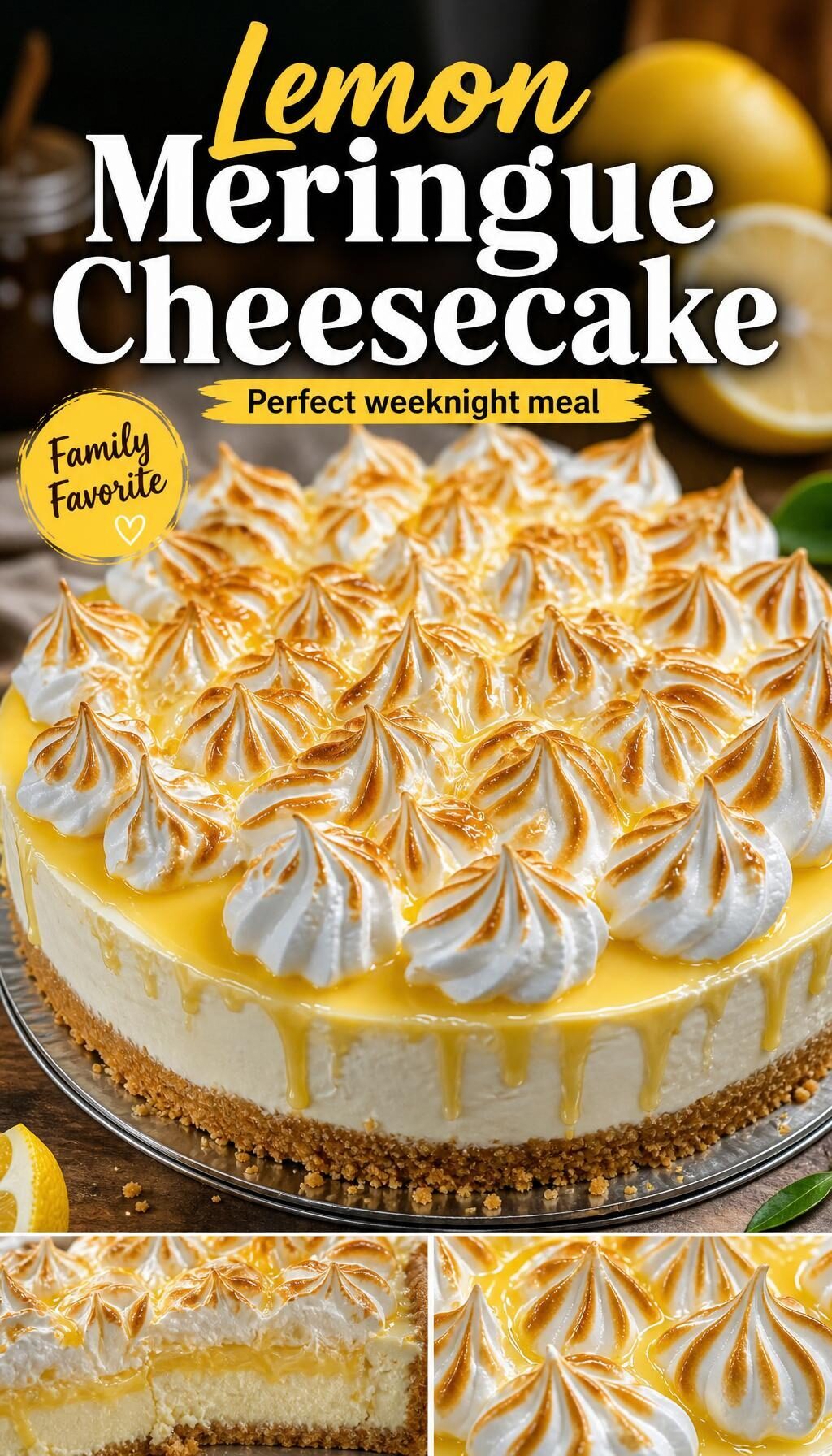 Lemon Meringue Cheesecake